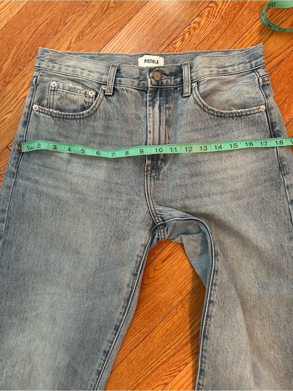 Pistola Lexi Mid-Rise Bowed Straight Jeans - Picture 5 of 7